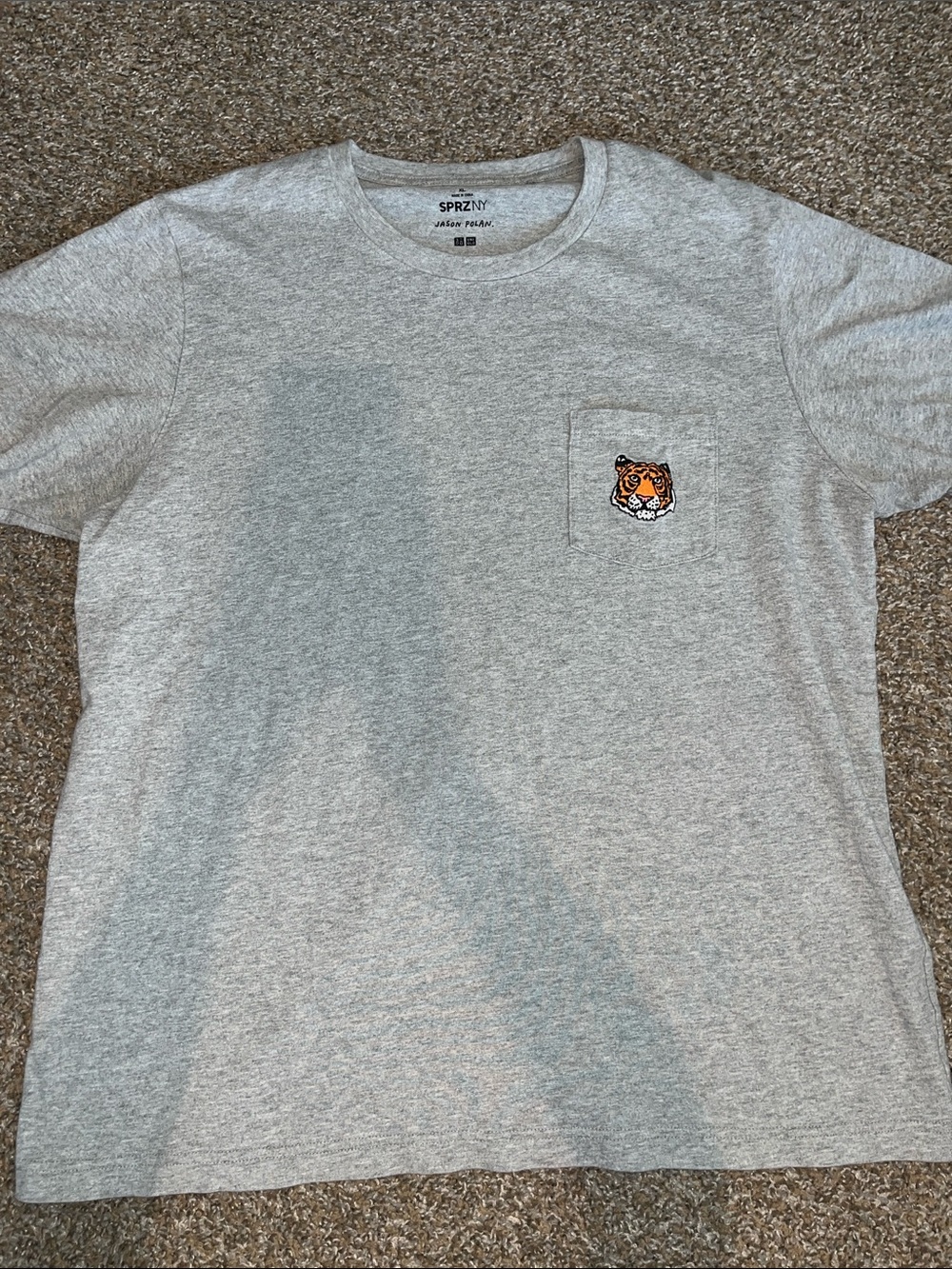UNIQLO Pocket T-Shirt with Tiger Patch